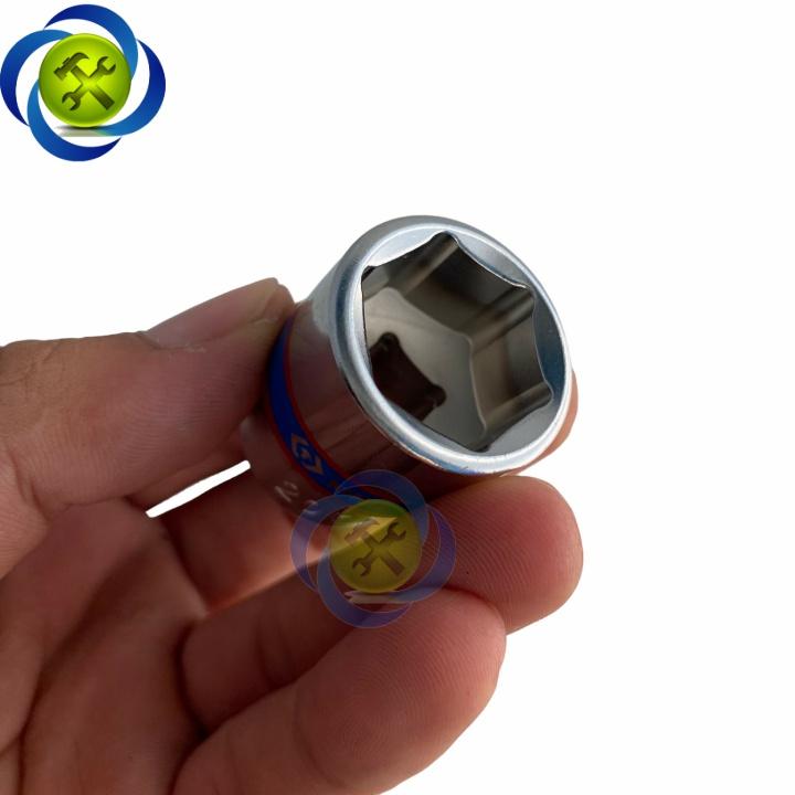 Tuýp 20mm 3/8 Kingtony 333520M loại ngắn 6 cạnh màu trắng