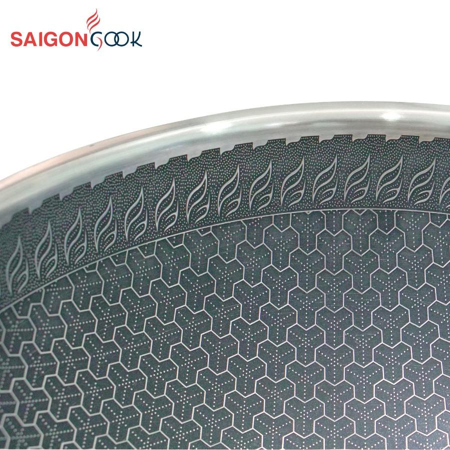 Chảo chống dính công nghệ BLACKCUBE tổ ong sâu lòng