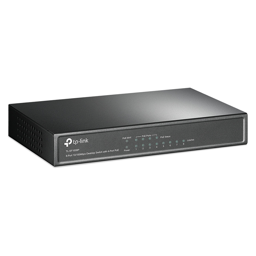 SWITCH TP-LINK TL-SF1008P (8PORT 10/100MBPS - 4 CỔNG POE)-hàng chính hãng