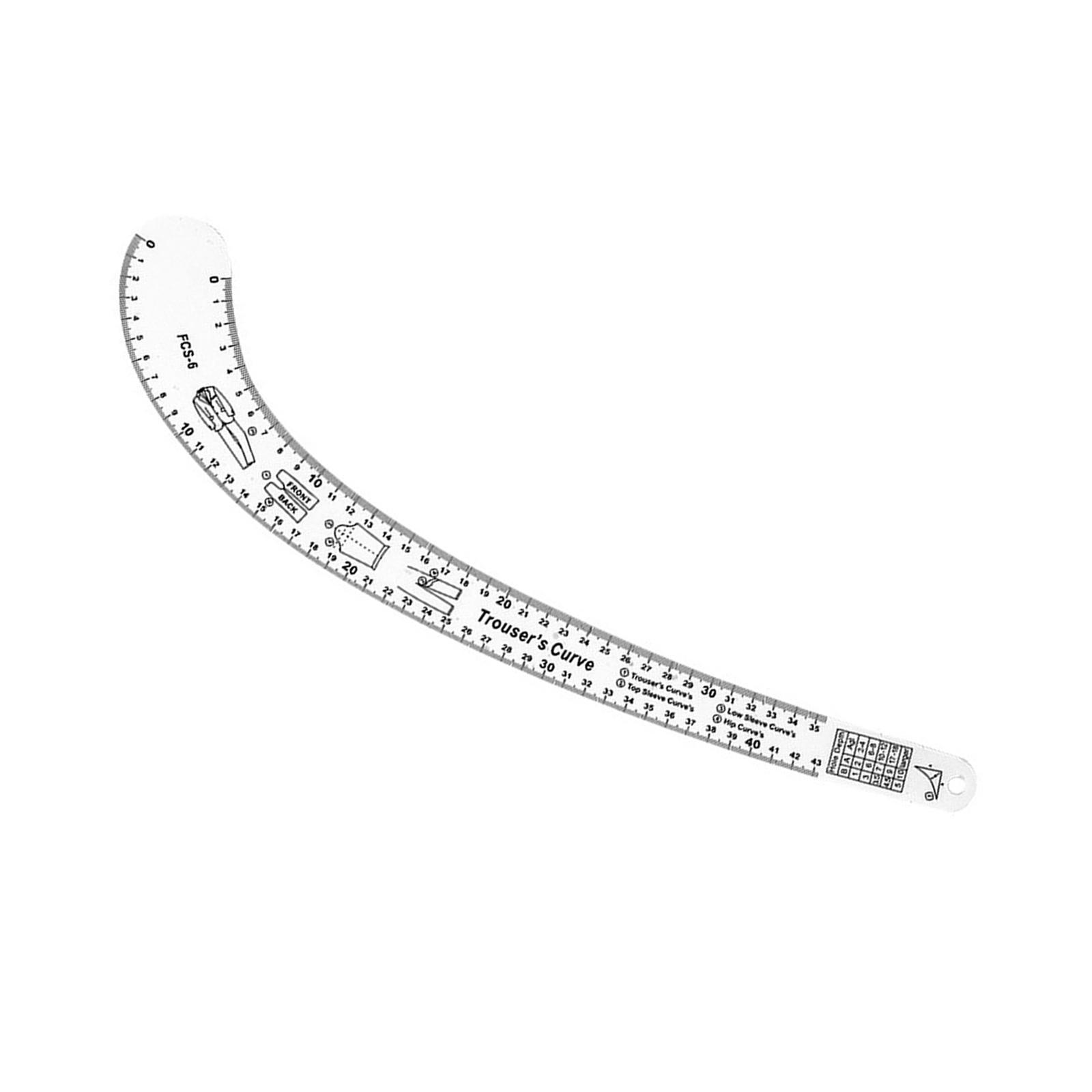 2x French Curve Ruler Metric Clothes  Making Sewing Ruler