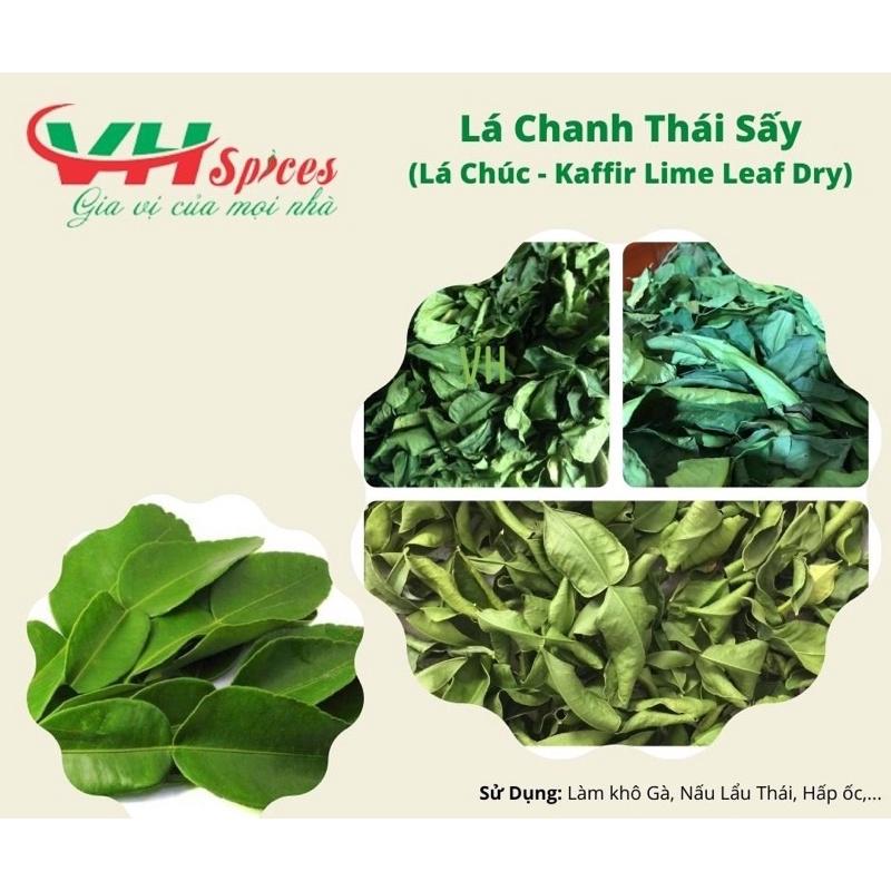 Lá Chanh Thái Hữu Cơ Sấy Khô (Lá Chúc)