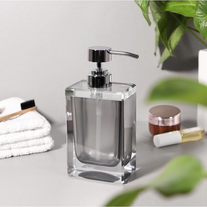 Chai vòi ấn nút đựng gel sữa tắm Smoky