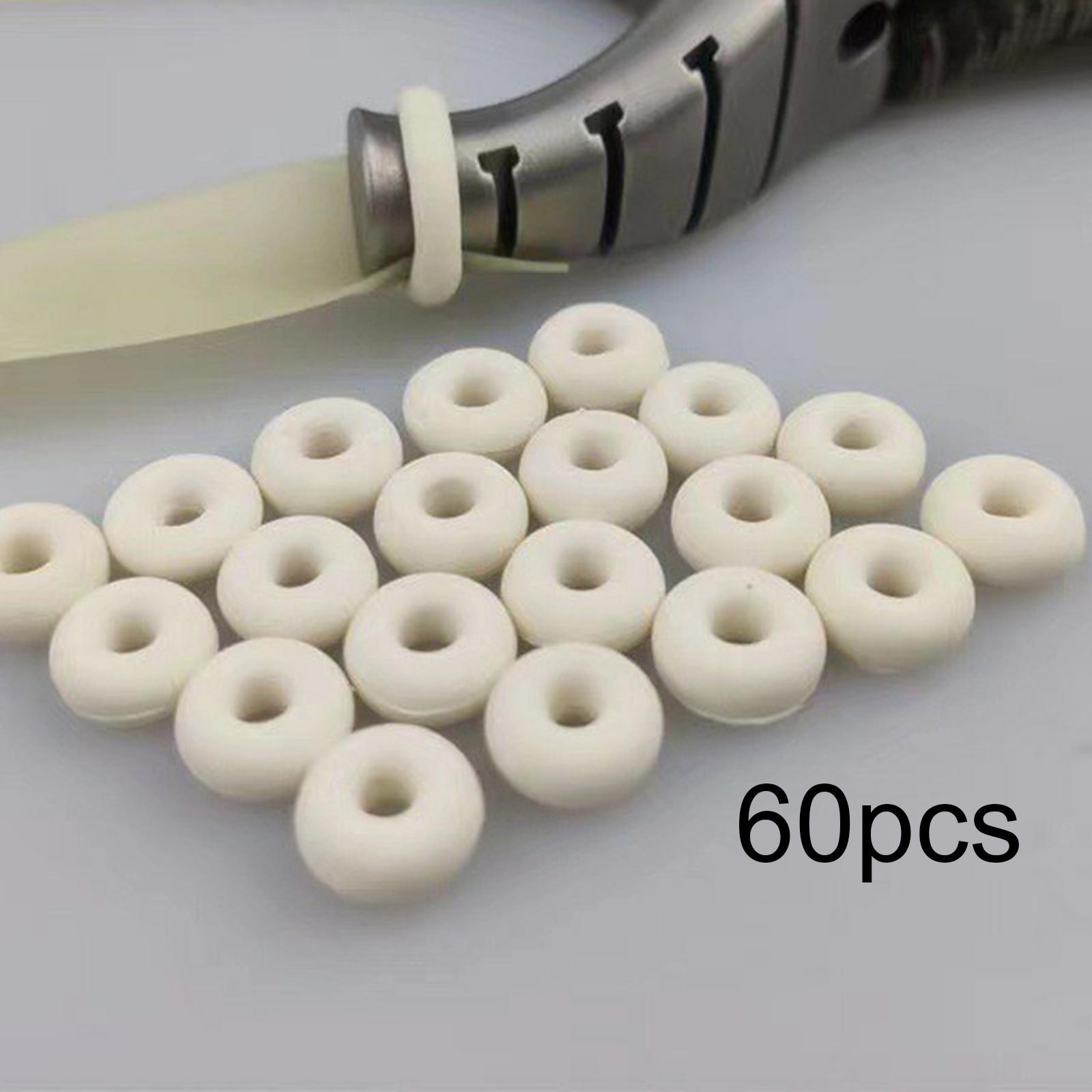 60x Rubber Band Tied Assistant Rubber  for Rubber Bands Flat Rubber Band