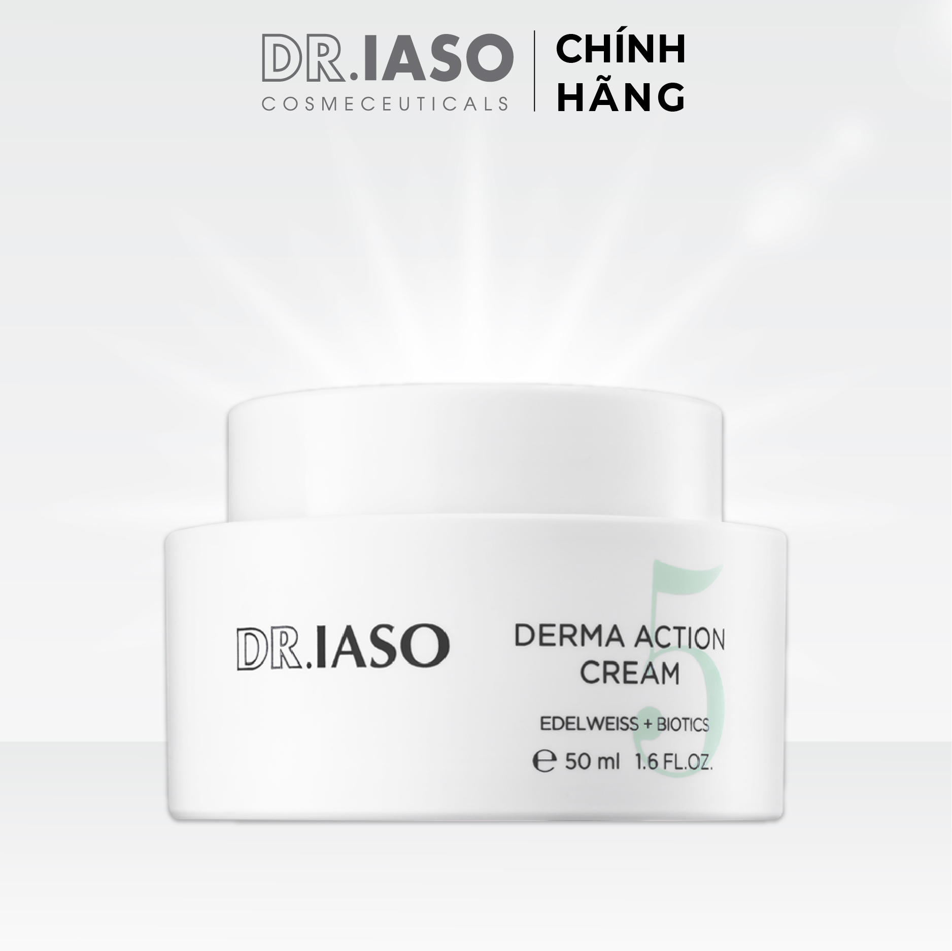 D42 Kem dưỡng giúp làm trắng da, giảm nám Dr IASO Derma Action Cream 50ml