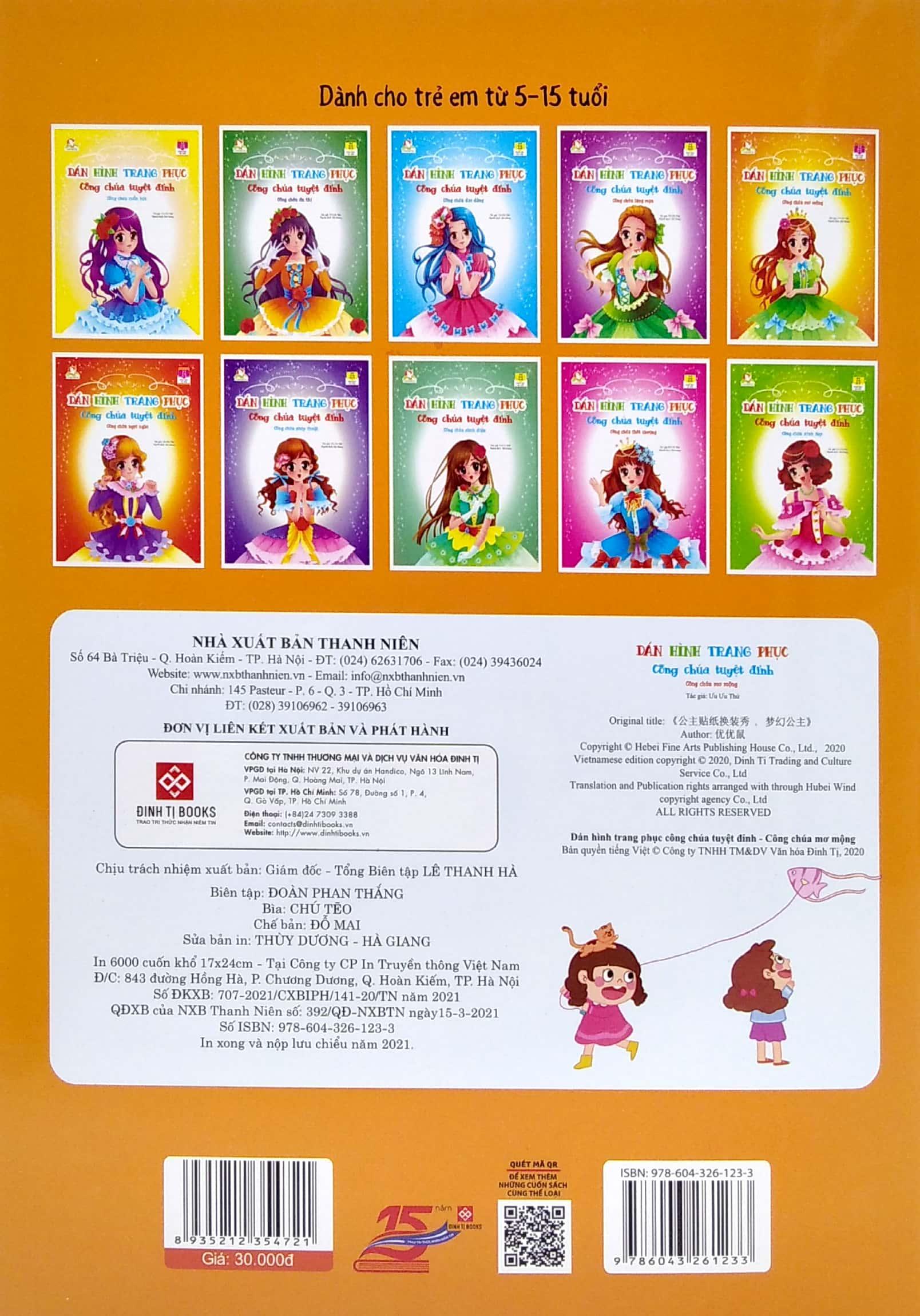 Dán Hình Trang Phục Công Chúa Tuyệt Đỉnh - Công Chúa Mơ Mộng