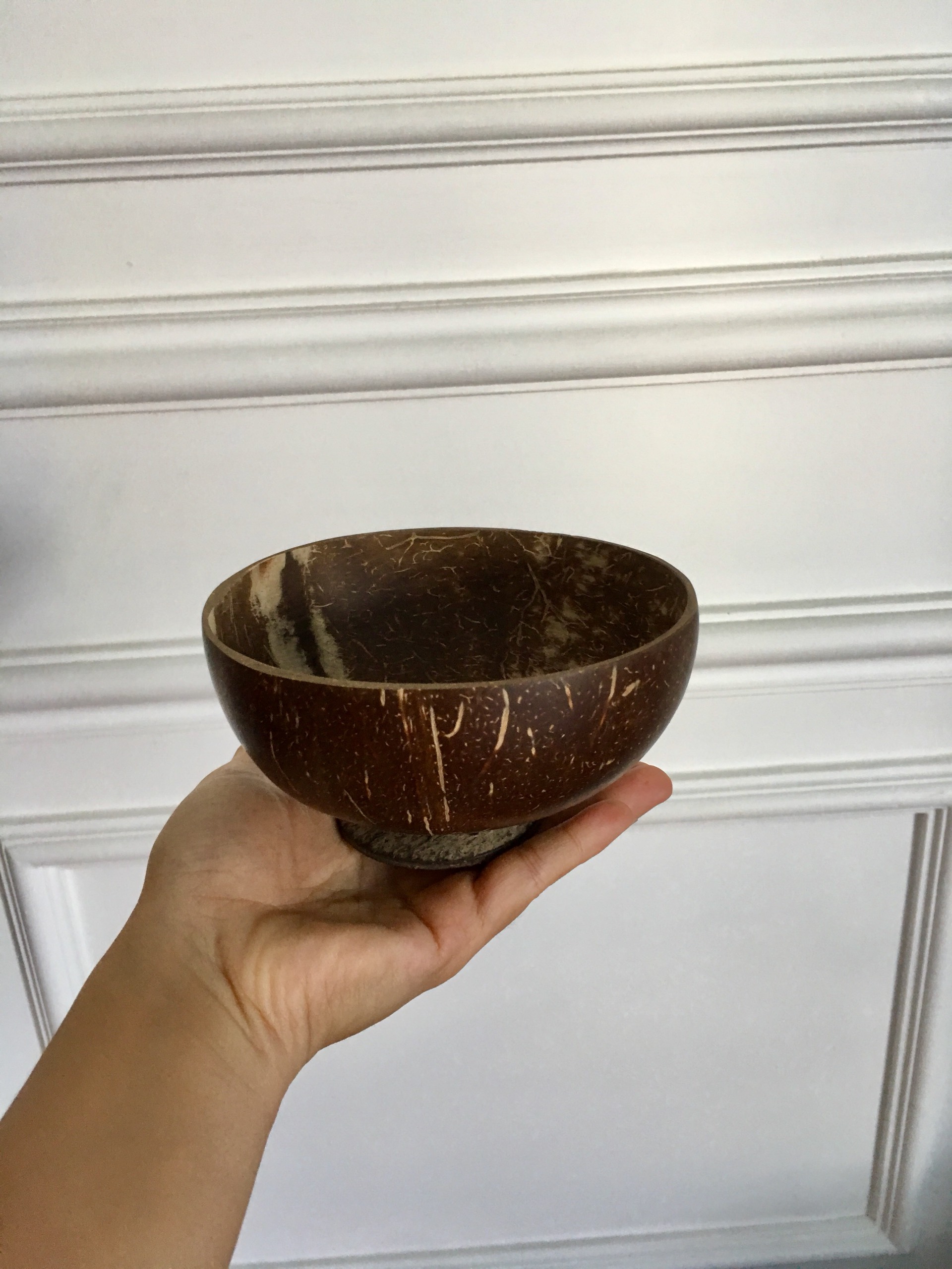 Chén gáo dừa đường kính 11-13cm, sản phẩm tự nhiên thân thiện môi trường- mayhong garden