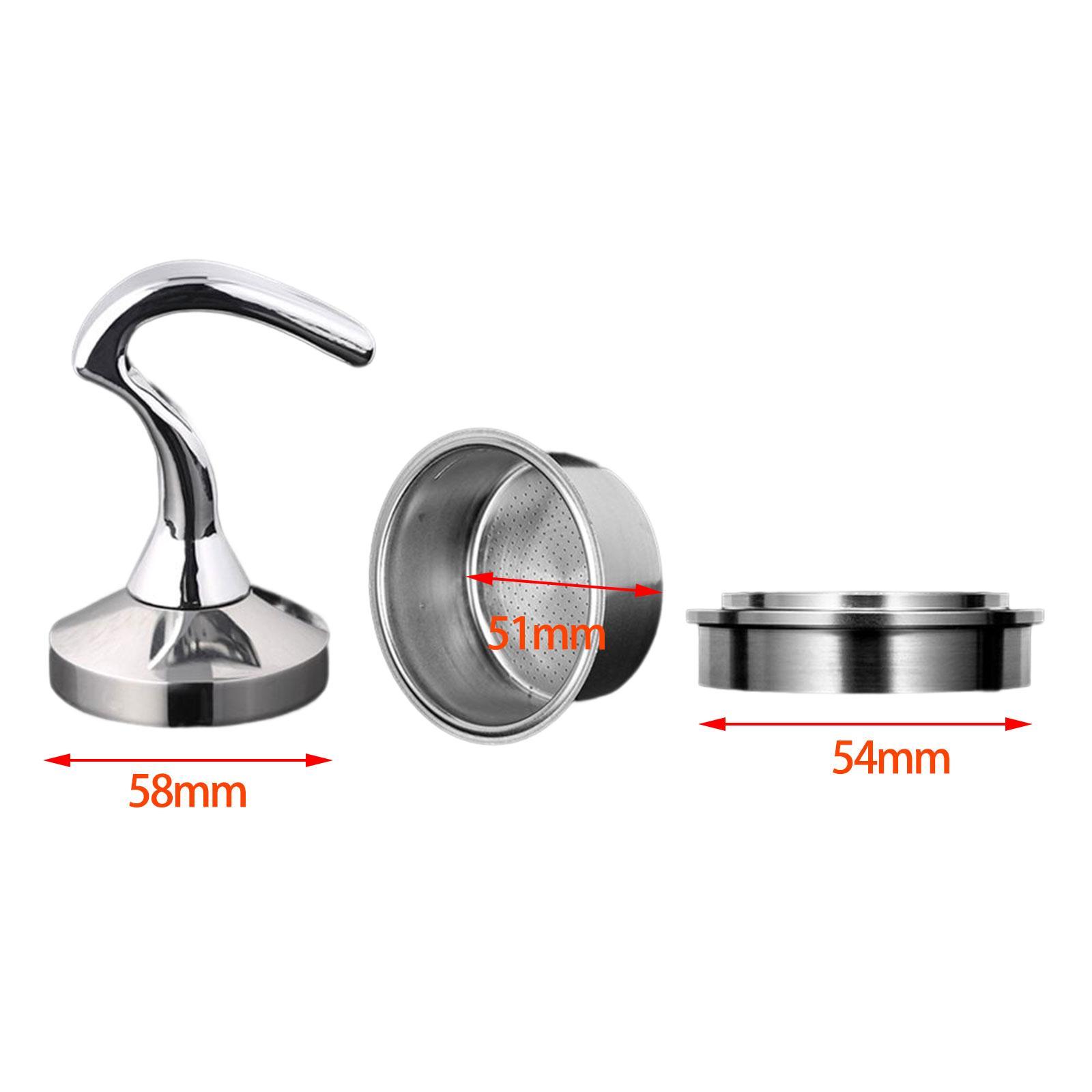 3 Pieces Coffee Distributor Tamper Coffee Machine Parts for Kitchen Bar Restaurant