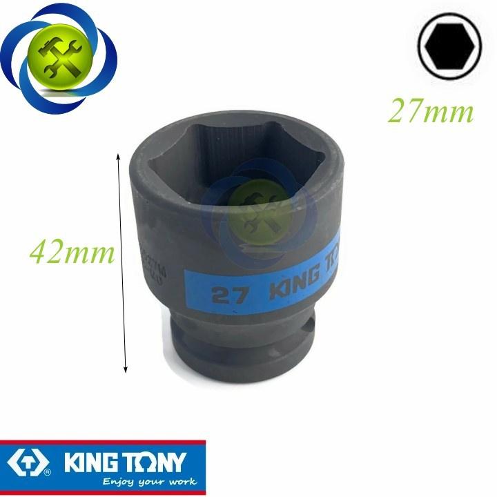 Tuýp đen ngắn loại 1/2 KINGTONY 4535 đủ size từ 8 - 34mm