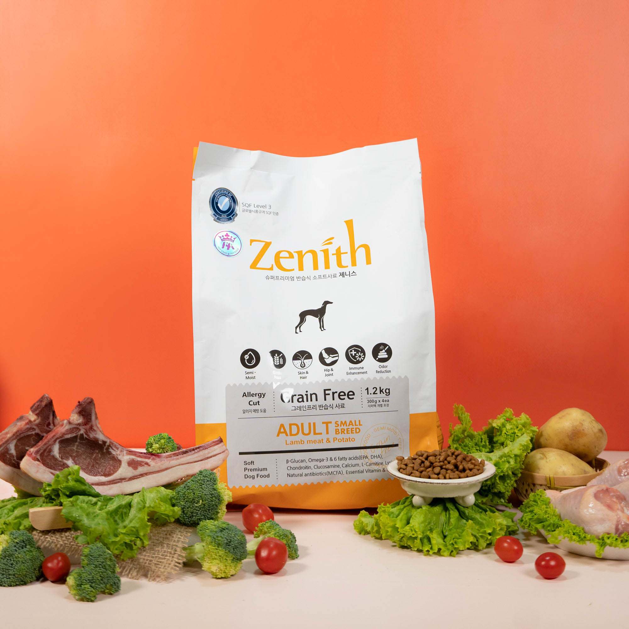 Thức ăn hạt mềm cho chó trưởng thành Zenith Adult | Không ngũ cốc | Hỗ trợ miễn dịch | Phát triển xương khớp chắc khoẻ