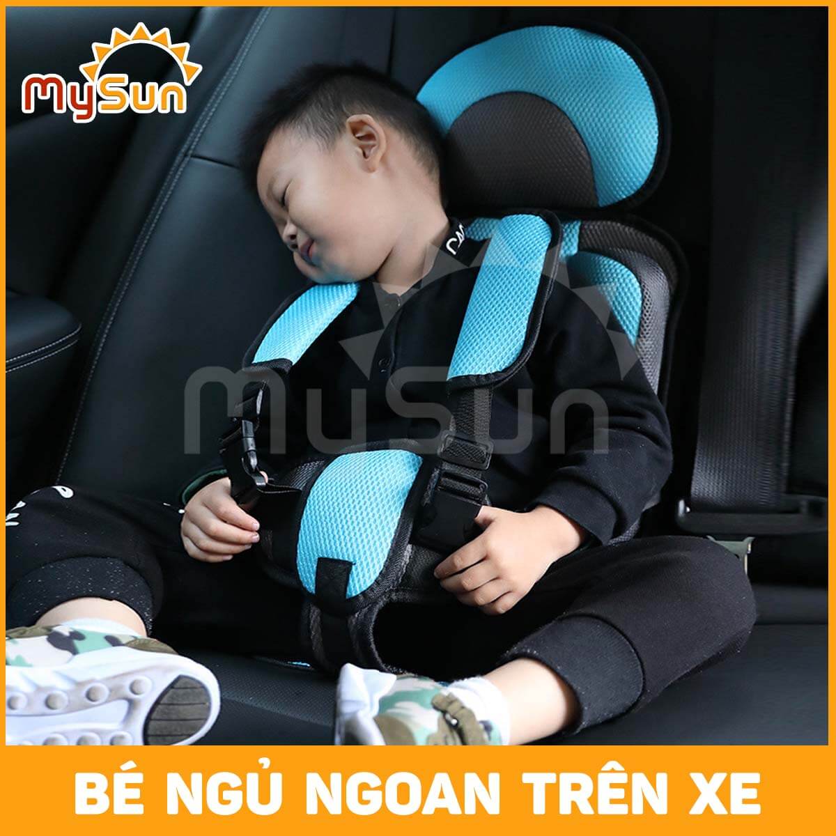 Ghế ngồi ô tô trẻ em giá rẻ có đai an toàn xe hơi cho bé 1 2 3 4 5 đi oto