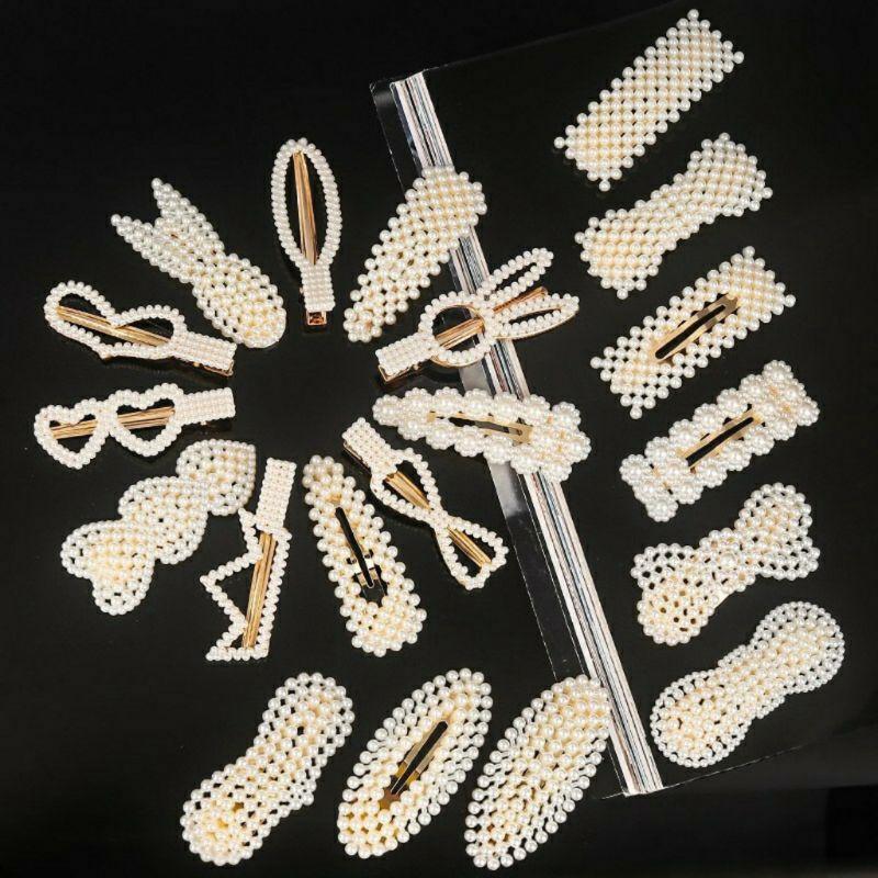 4 cái Kẹp tóc hạt trai dễ thương cho bạn gái