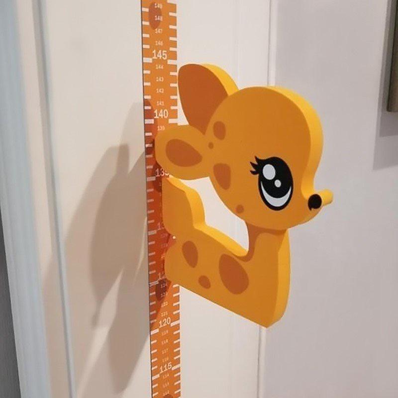 Thước đo chiều cao dán tường cho bé đồ chơi decal dán tường đo chiều cao trẻ em