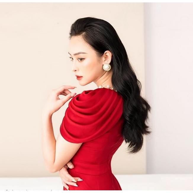 Đầm body dự tiệc tay xếp li