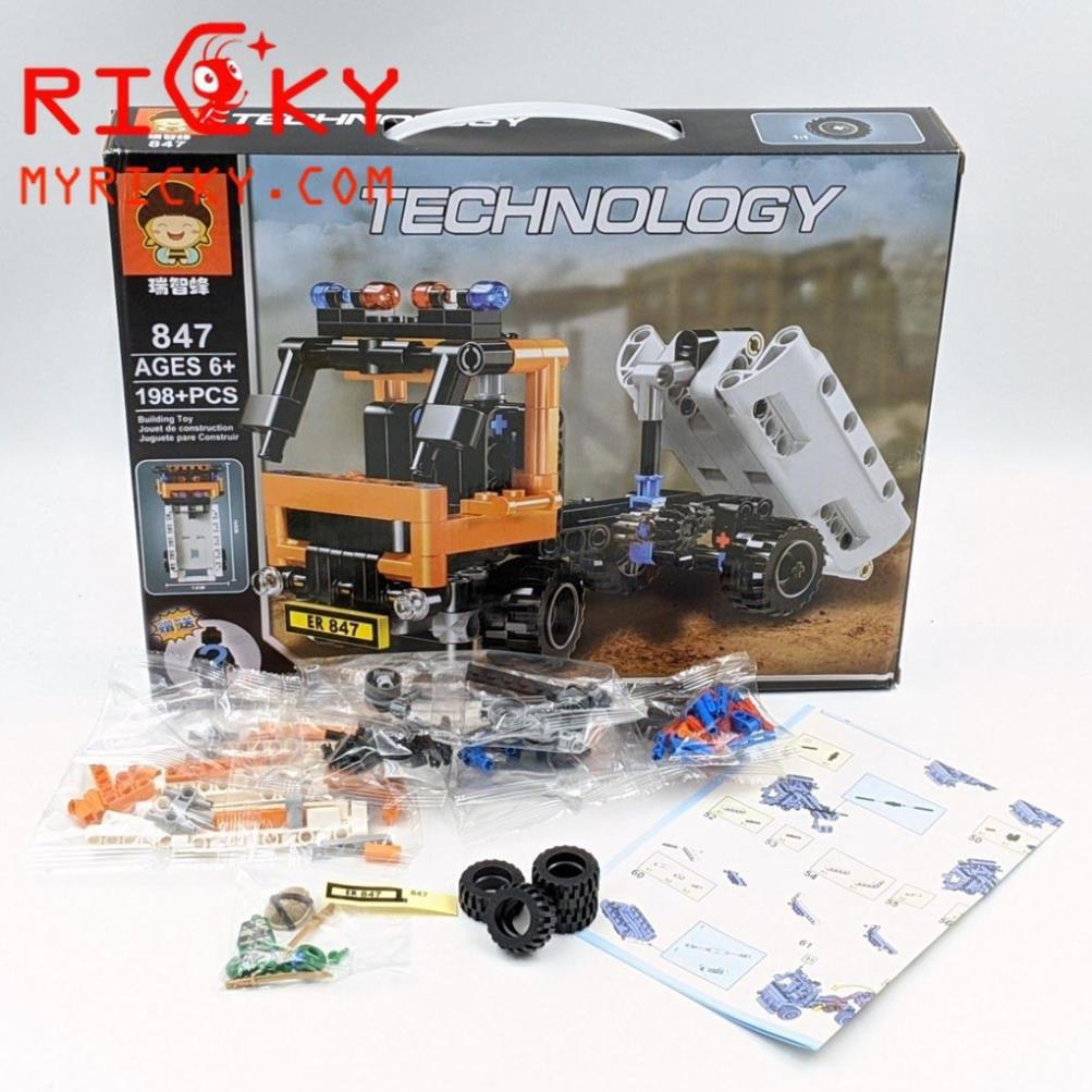 Bộ leogo lắp ráp xe ben công trình