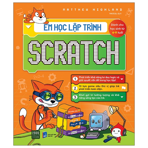 Combo Em Học Lập Trình Coding + Em Học Lập Trình Scratch