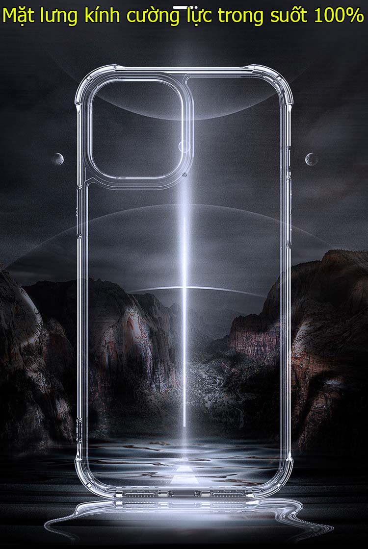 Ốp cường lực cho iPhone 14 pro max/13 pro max âm thanh 6D - hàng chính hãng