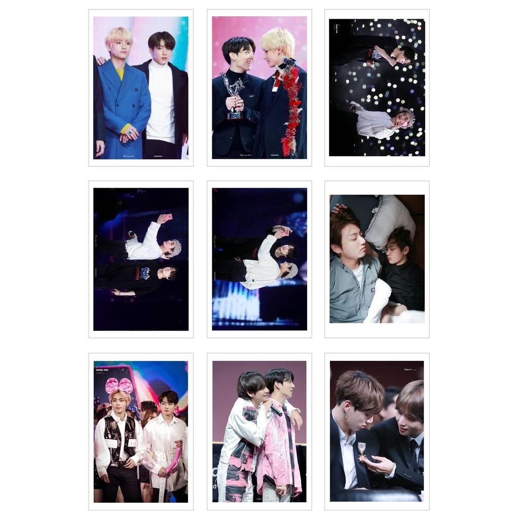 Lomo Card Ảnh VKOOK ( V &amp; Jungkook moments) 45 ảnh