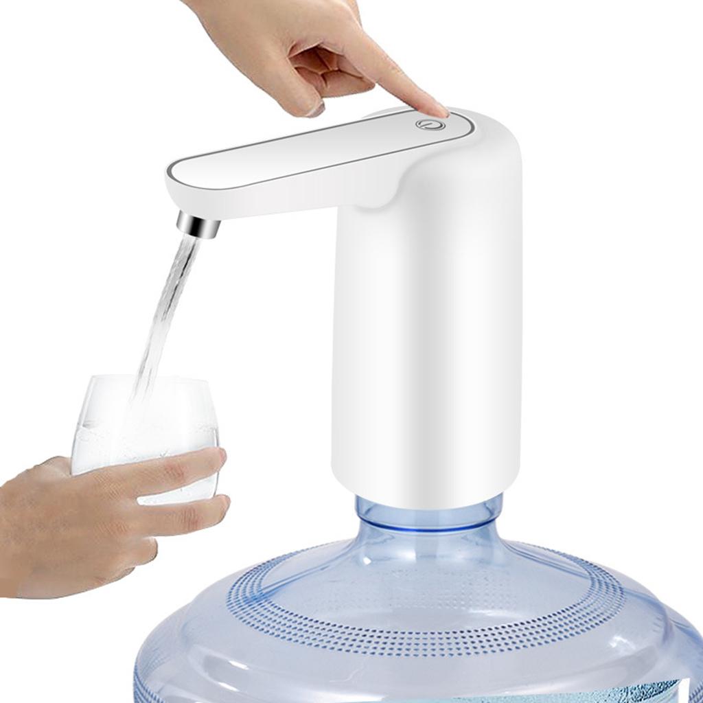 Electric Water Bottle Pump, Gallon Water Dispenser, Automatic Barreled Water Pump USB Portable Home, Easy to Install