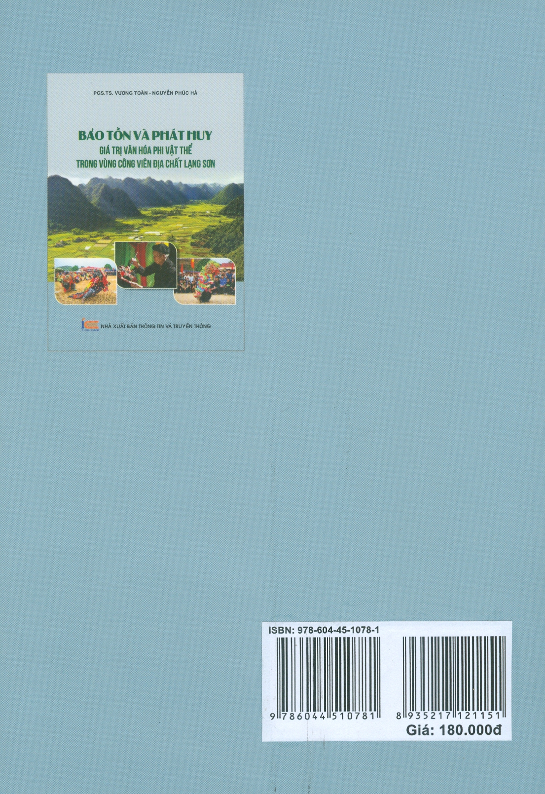 Bảo Tồn Và Phát Huy Giá Trị Văn Hoá Phi Vật Thể Trong Vùng Công Viên Địa Chất Lạng Sơn