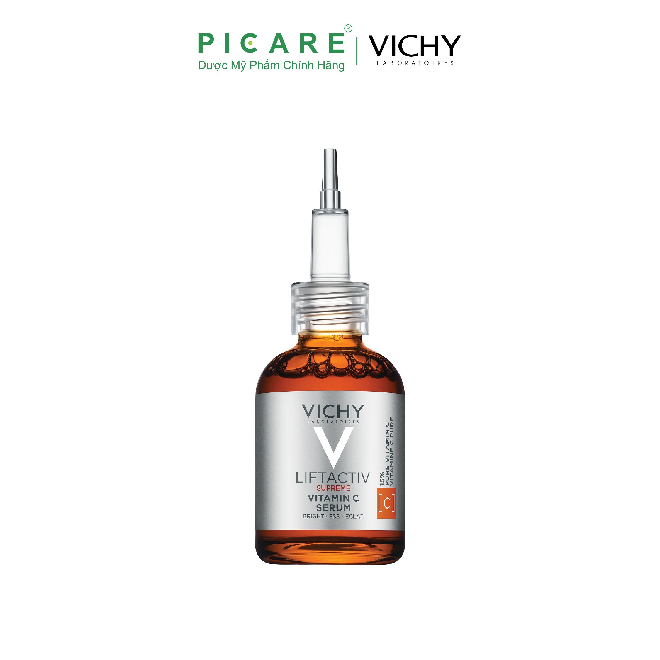 Tinh Chất Chống Oxy Hoá, Dưỡng Da Sáng Khoẻ Và Phục Hồi, Ngừa Lão Hoá Vichy Liftactiv Vitamin C pure 15% 20ml