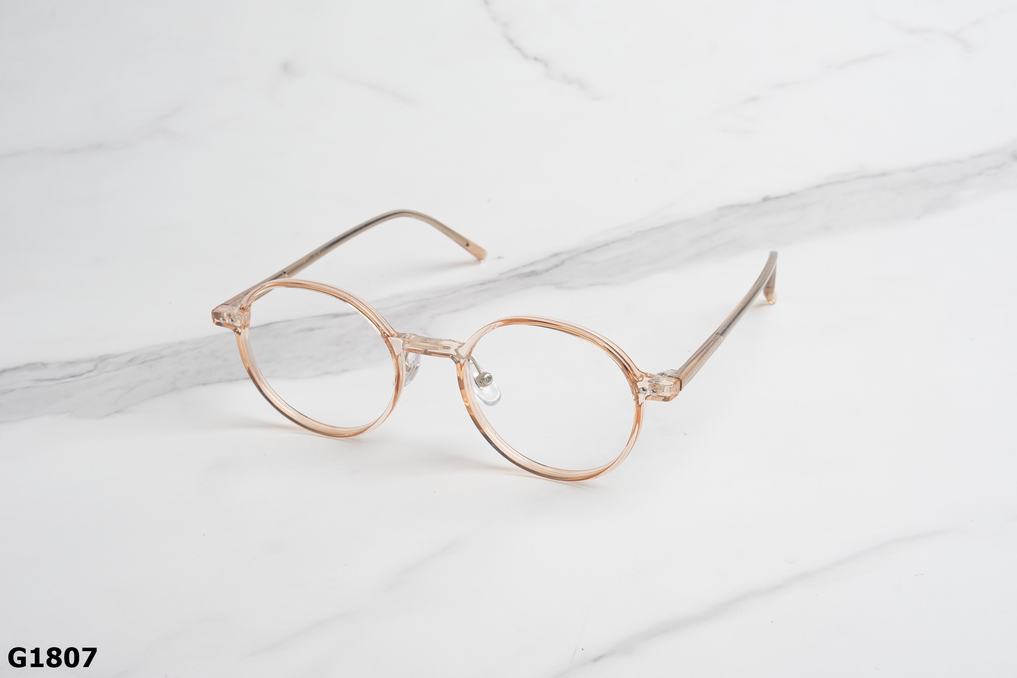 Gọng Kính Cận Dáng Tròn Ngố Thời Trang Unisex G1807