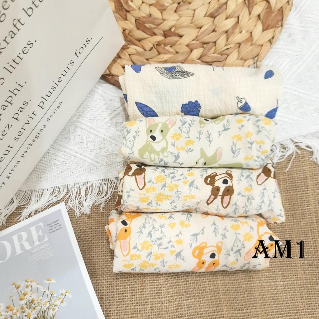 Đồ bộ quần áo pijama chất đũi xốp cho bé QATE898