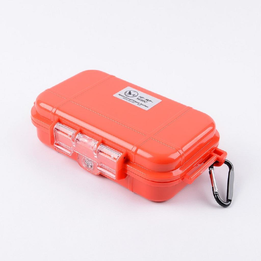 2pcs Outdoor Waterproof Storage Hard Shell Survival Case Holder Organizer