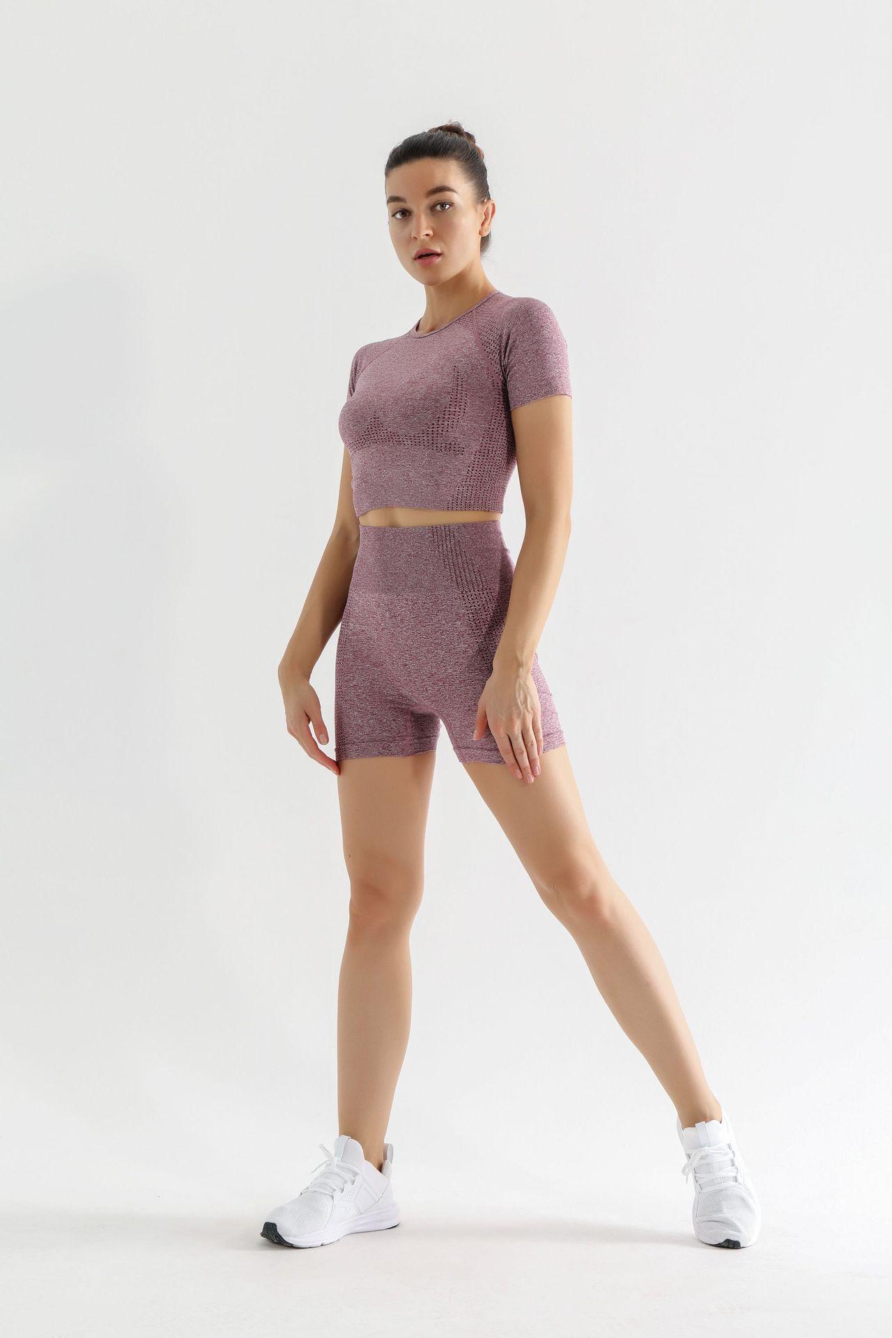 Quần Short Thể Thao Lưng Cao Năng Động Cho Nữ