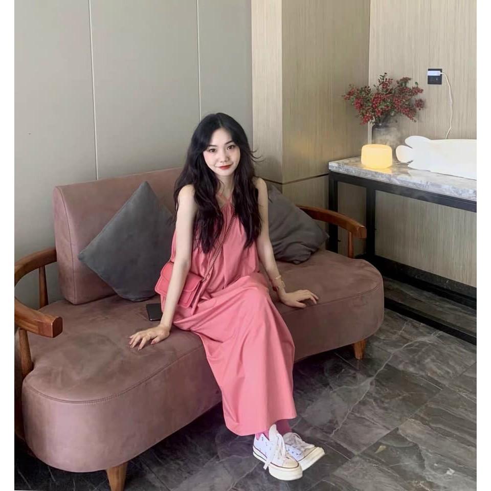 Đầm Suôn Yếm 3 Màu