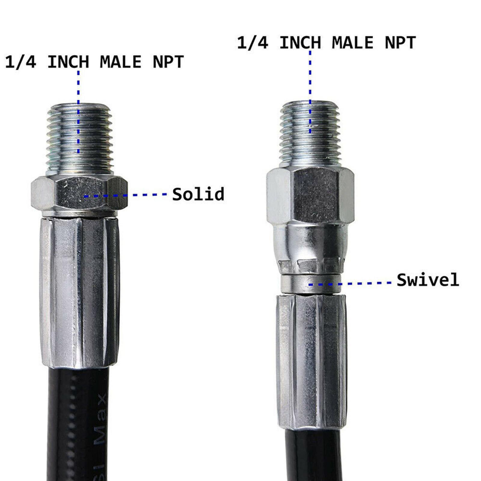 PRESSURE WASHER DRAIN SEWER PIPE CLEANING FLUSH JETTING HOSE NOZZLE