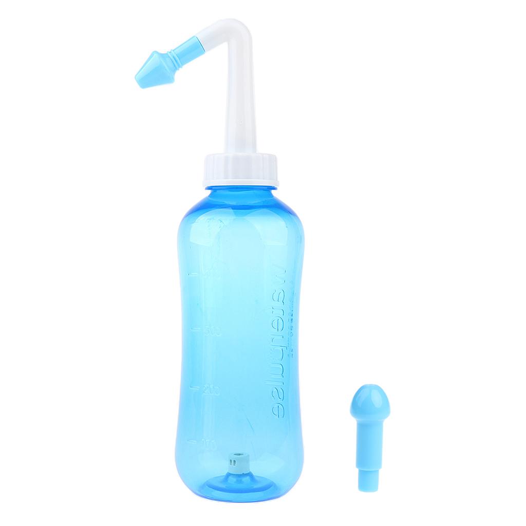 Manual 500ml Nasal Rinsing Bottle Nasal Irrigation Neti Pot Nose Wash System