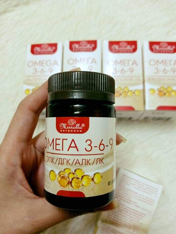 Lọ OMEGA 3 6 9 Nga Lọ 100 Viên