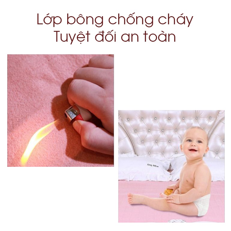 Chăn sưởi điện mùa đông ấm áp 2 vùng nóng riêng biệt