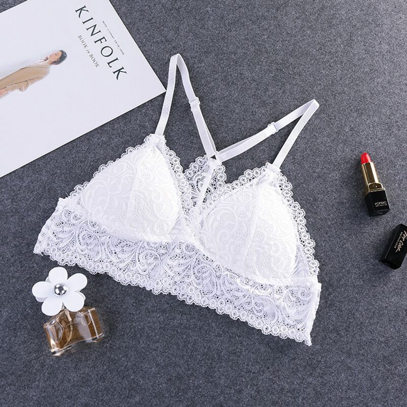 Áo Bralette Ren Hoa Phối Dây Quyến Rũ