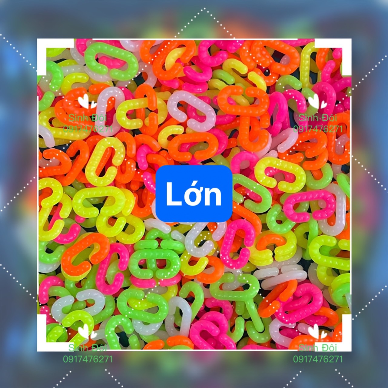 1kg nút chữ C size lớn - đồ chơi lắp ráp dây xích nhựa - đồ chơi lắp ráp thông minh và sáng tạo