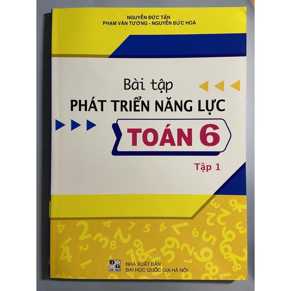 Sách - Combo Bài tập phát triển năng lực Toán 6 ( tập 1 + tập 2)