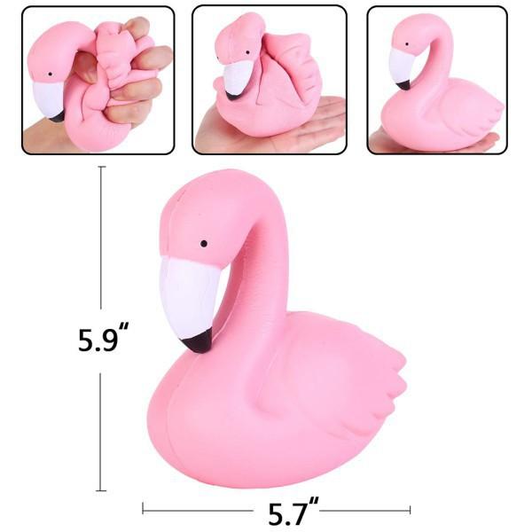 Đồ chơi bóp Squishy hình chim hồng hạc dễ thương