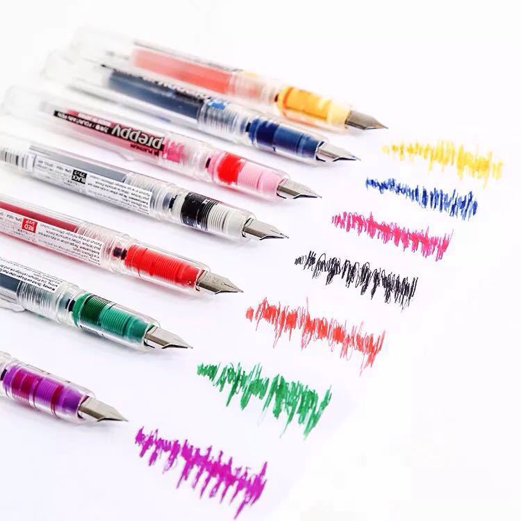 Bút máy học sinh tiểu học Preppy Platinum Nhật Bản cỡ 03 mẫu đuôi trong