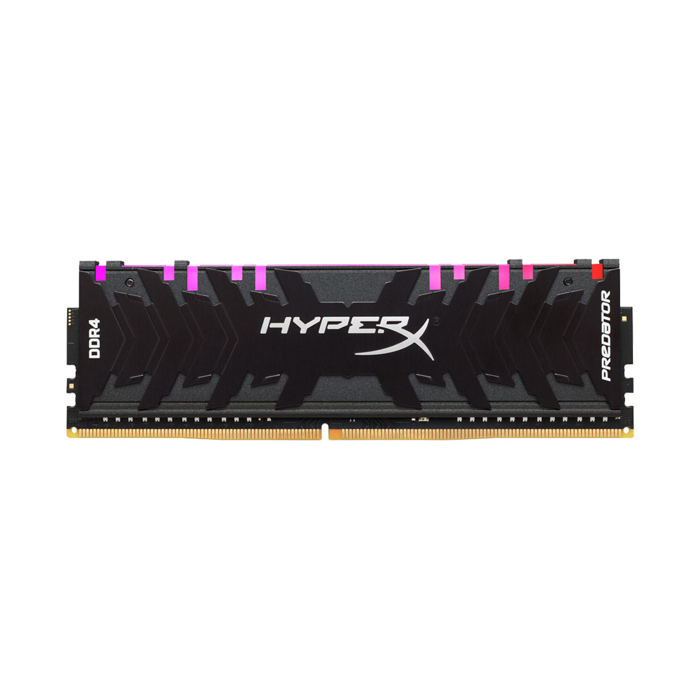 Ram PC Kingston HyperX Predator DDR4 RGB 8GB Bus 3200 Black CL16 XMP (1x8GB) HX432C16PB3A/8 - Hàng Chính Hãng