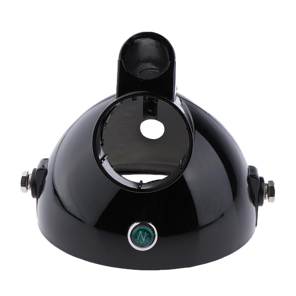 Motorcycle Headlight Cover Housing Headlamp Light Bulb Holder for