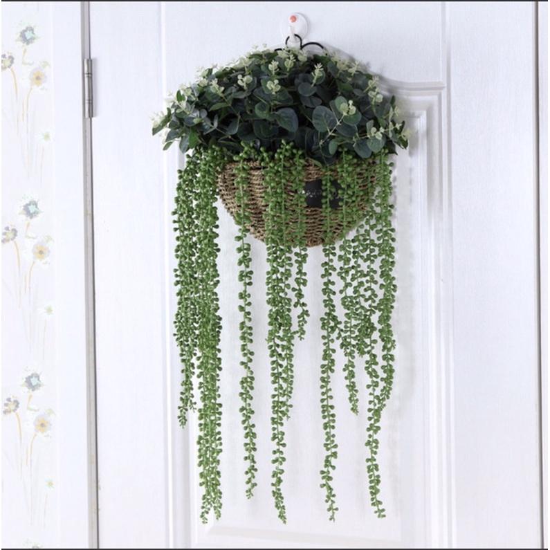 CÀNH HẠT RỦ DECOR TƯỜNG, GIỎ CÂY TREO