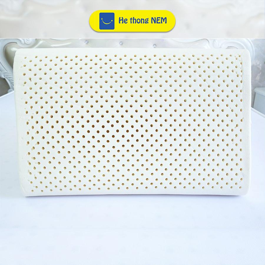 Gối Cao Su Non Người Lớn SERENA Gối Nằm Ngủ Cao Su Non Thiên Nhiên Cho Người Lớn Cao Cấp Chống Đau Cổ Vai Gáy Giảm Ngáy
