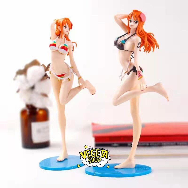 Mô hình One Piece - Nami sexy quyến rũ xinh đẹp dễ thương tạo dáng bãi biển - Cao 24cm