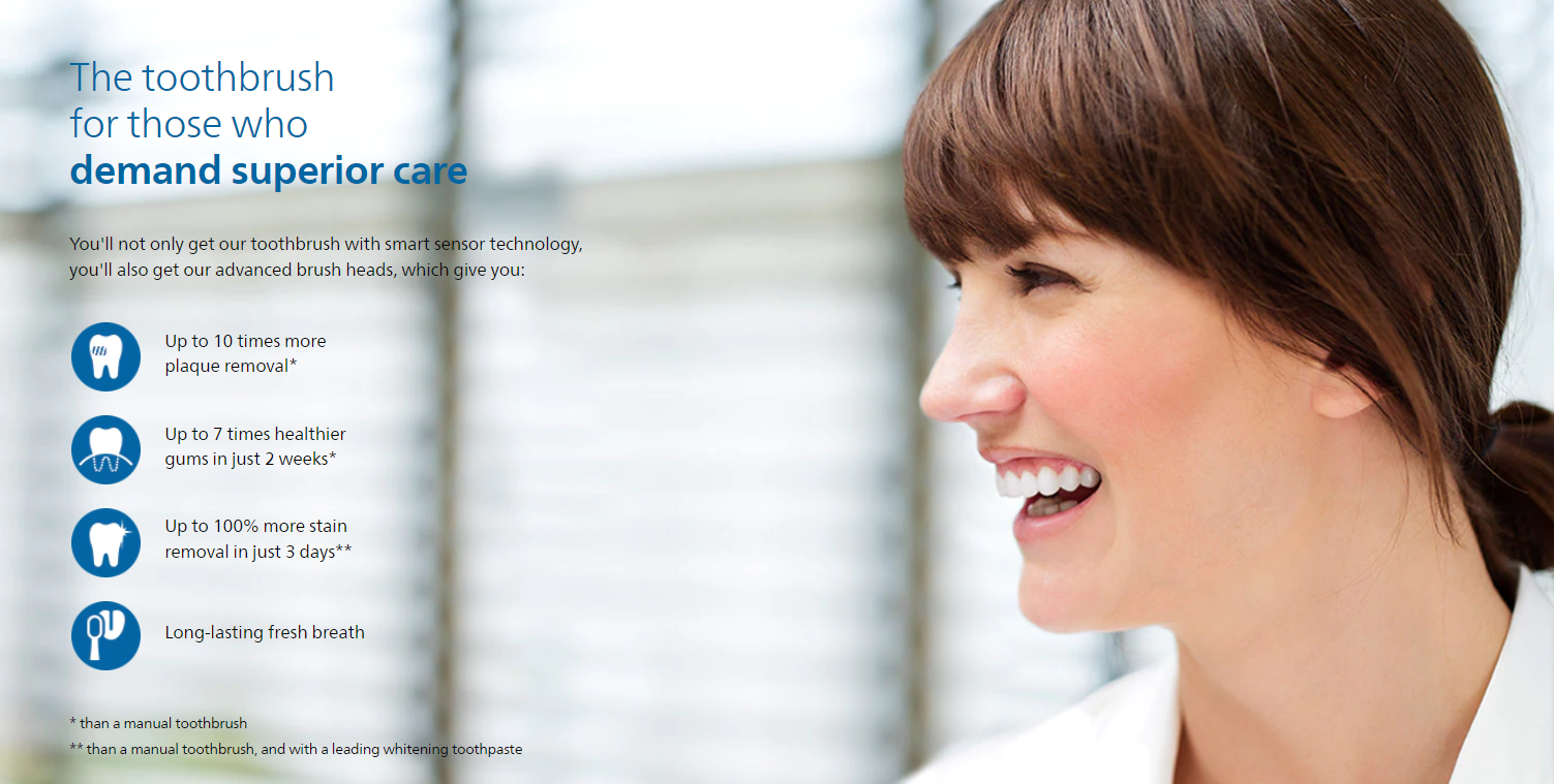 Bàn chải đánh răng cao cấp Philips Sonicare 9700 DiamondClean | Hàng Mỹ