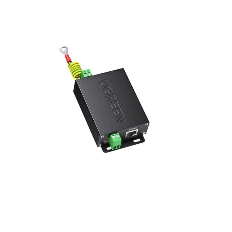 Ugreen UG80740CM369TK Màu Đen Bộ chống sét hai trong một dành cho Mạng và Camera - HÀNG CHÍNH HÃNG