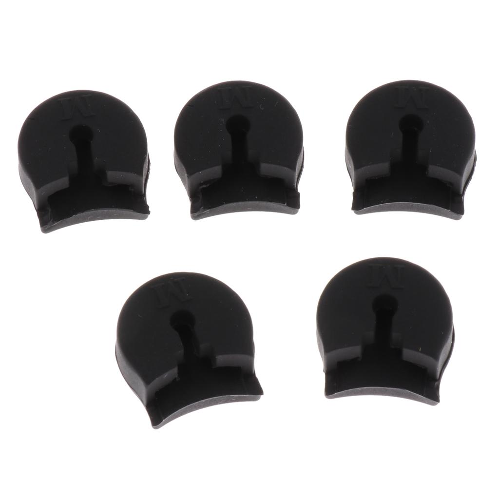 Sunnimix 5 Miếng Cao Su Clarinet Ngón Tay Cái Còn Lại Đệm Bảo Vệ Woodwind Phần