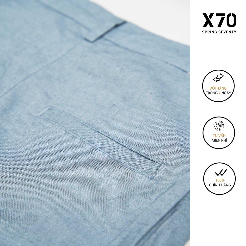Quần Culottes Nữ Linen Thiết Kế Ống Rộng Form Lửng Thời Trang X70 - 05590023