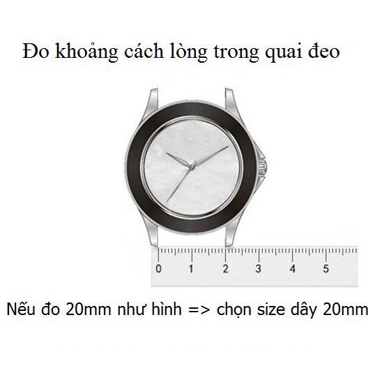 Dây Da Đồng Hồ Đeo Tay Chốt Gắn Thông Minh Cho Fossil, DW, Smartwatch