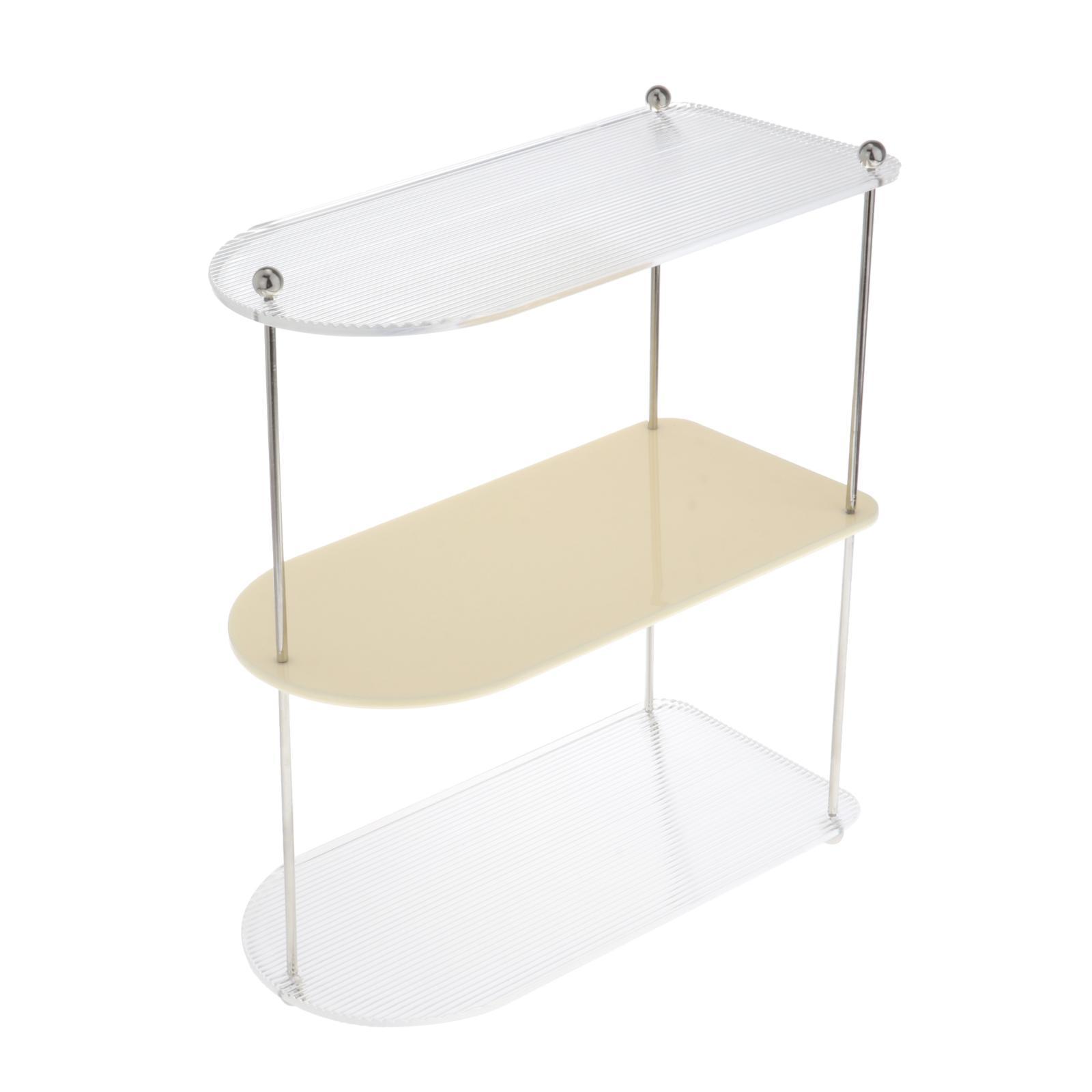 Layered Vanity Organizer Tray Holder Spice Rack for Bedroom Kitchen Dresser