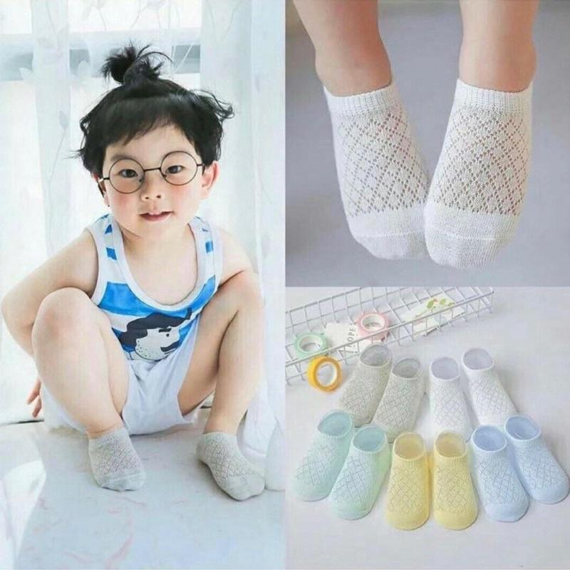 Set 5 Đôi Tất Lưới Xuất Hàn Cho Bé Trai, Bé Gái (3 tháng- 2 tuổi